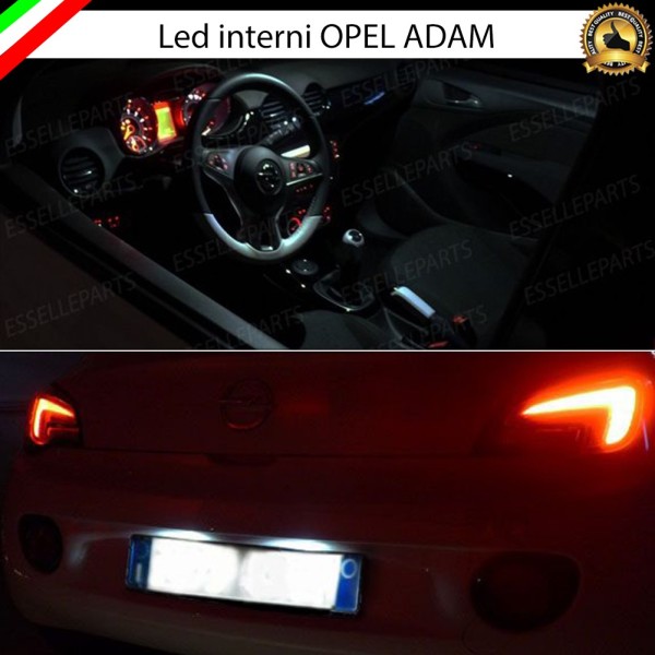 Led interni completo + Targa Opel Adam