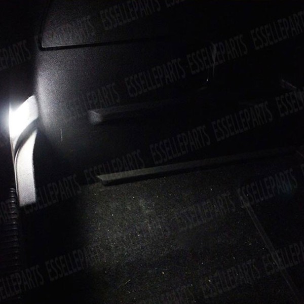 Kit LED interni + Luci targa LED 6000K Bianco Canbus Opel Corsa D con singolo punto luce