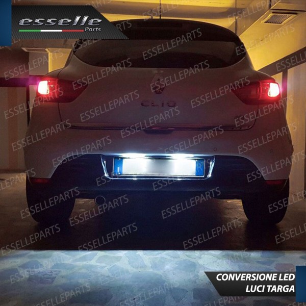 Kit LED interni + Luci targa LED 6000K bianco Canbus Renault Clio MK4 Restyling