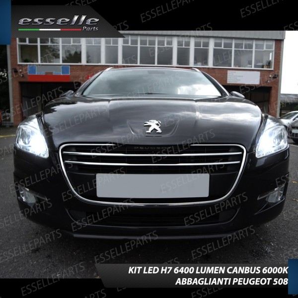 Kit Full LED H7 6400 LUMEN Abbaglianti PEUGEOT 508
