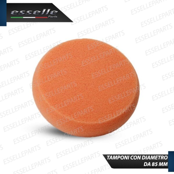 SET 5 TAMPONI PER LUCIDATURA CARROZZERIA MANUALE DIAMETRO 85MM ERGONOMICO per DERBI