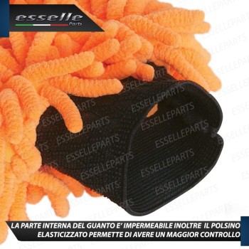 GUANTO IN MICROFIBRA PER LAVAGGIO FANALI SPECCHI ANTI GRAFFIO per MALAGUTI