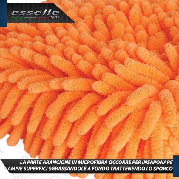 GUANTO IN MICROFIBRA PER LAVAGGIO CARROZZERIA FANALI SPECCHI ANTI GRAFFIO per SUZUKI
