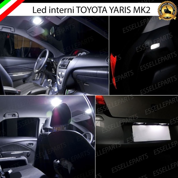 Led interni completo + Targa TOYOTA YARIS MK2