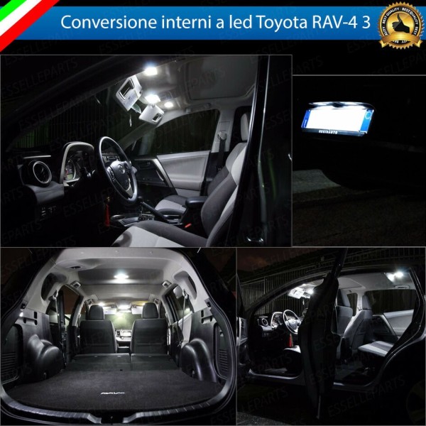 Led interni completo + Targa TOYOTA RAV4 MK3