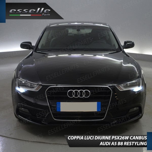 Conversione Fari Full LED 6000K bianco Audi A5 8T Sportback Dal 2012