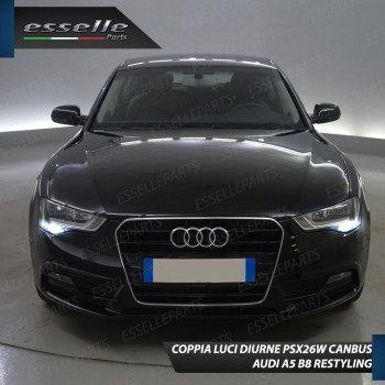 Conversione Fari Full LED 6000K bianco Audi A5 8T Sportback Dal 2012