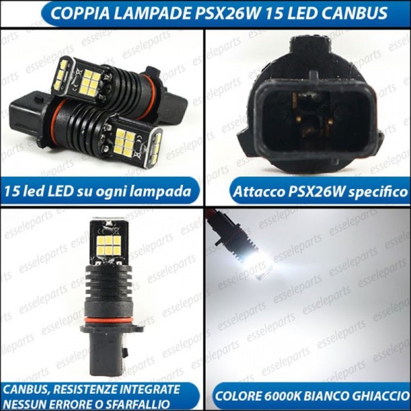 Conversione Fari Full LED 6000K bianco Audi A5 8T Sportback Dal 2012