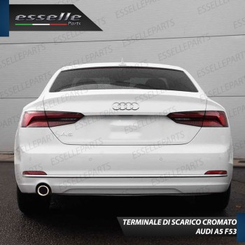 Terminale Di Scarico Cromato per Audi A5 F53