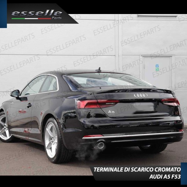 Terminale Di Scarico Cromato per Audi A5 F53