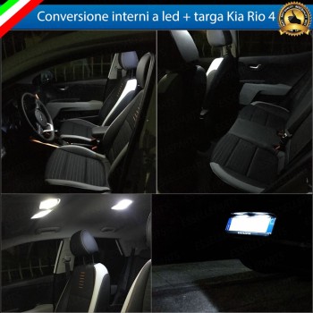 Led interni Completo + Targa KIA RIO IV canbus 6000k