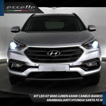 Conversione Fari Full LED Hyundai Santa Fe MK3 6000K Bianco