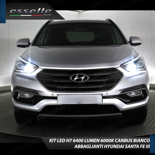 Kit Full LED H7 6400 LUMEN Abbaglianti HYUNDAI SANTA FE III