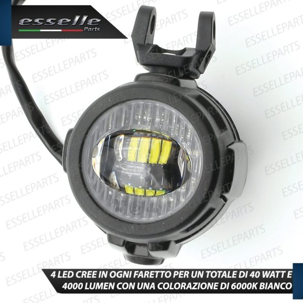 Coppia Fari Supplementari LED per illuminazione Husqvarna Svartpilen 401 2020