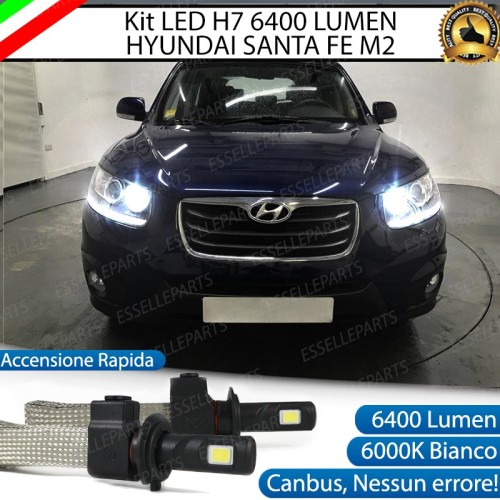 Kit Full LED H7 6400 LUMEN Abbaglianti HYUNDAI SANTA FE II