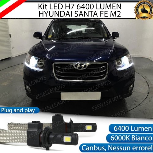 Kit Full LED H7 6400 LUMEN Anabbaglianti HYUNDAI SANTA FE II