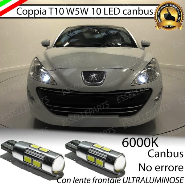 Luci posizione 10 LED Canbus 660 Lumen PEUGEOT RCZ 