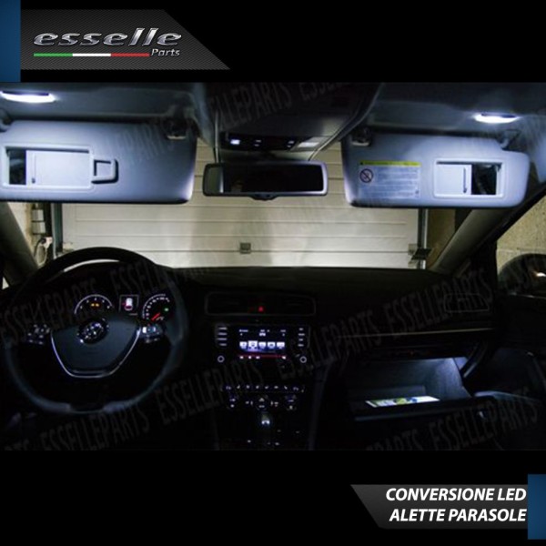 Kit LED interni + Luci targa LED 6000K Bianco Canbus VW Golf MK7 con interni alogeni