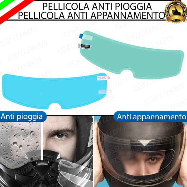 Set Pellicole Per Casco adesive Anti Pioggia / Anti Appannamento Trasparenti per moto,motorini,scooter PEUGEOT