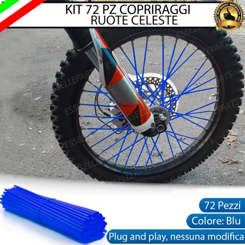 Kit Cover - BLU - Raggi in ABS per moto,motorini,scooter PEUGEOT