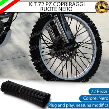 Kit Cover Copri Raggi di colore BIANCO Specifico per moto,motorini,scooter,quad  HONDA