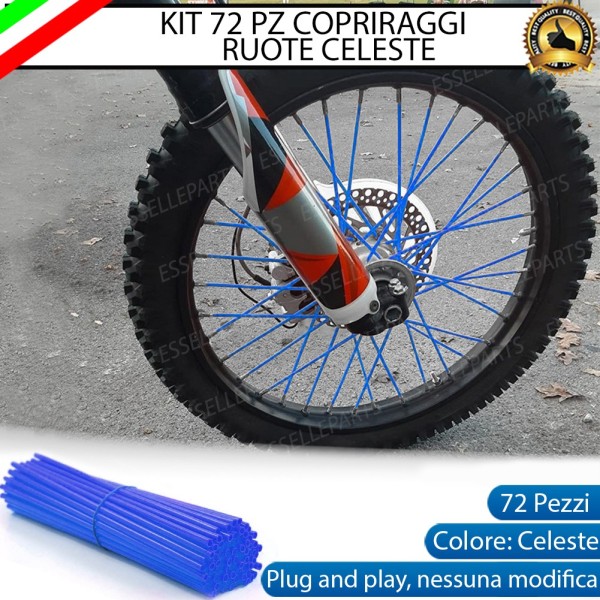 Kit Cover - CELESTE - Raggi in ABS per moto,motorini,scooter HONDA