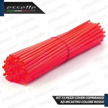 Kit Cover - ROSSO - Raggi in ABS per moto,motorini,scooter Husqvarna
