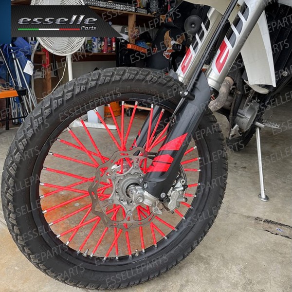 Kit Cover - ROSSO - Raggi in ABS per moto,motorini,scooter APRILIA