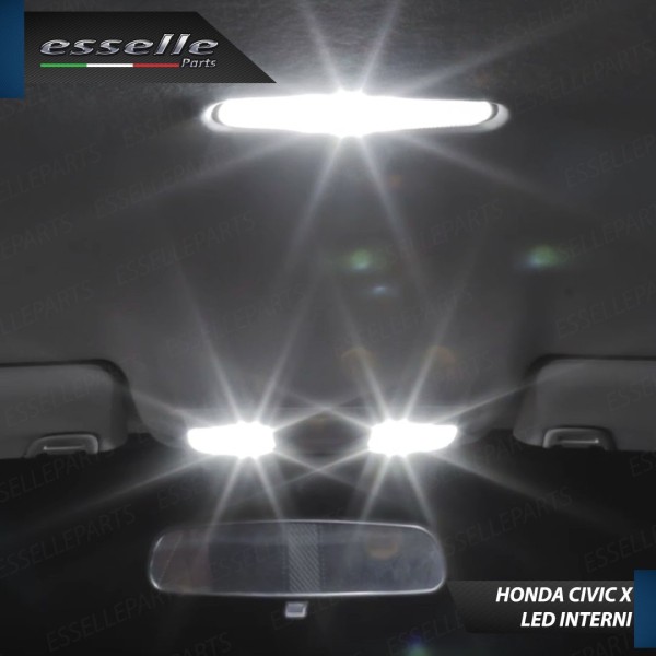 Kit LED Interni Per Honda Civic 10G 6000k Bianco Canbus