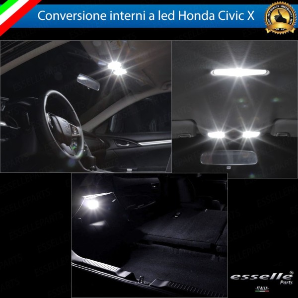 Led interni Completo HONDA CIVIC X canbus 6000k