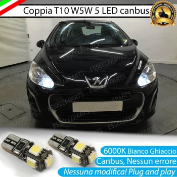 Luci posizione 5 LED Canbus PEUGEOT 308 Luci posizione 5 LED Canbus PEUGEOT 308