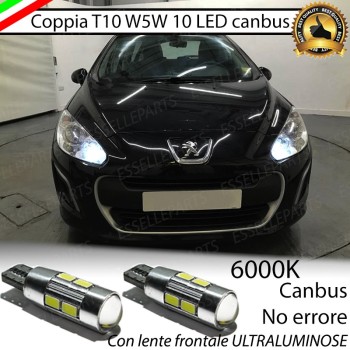 Luci posizione 10 LED Canbus 660 Lumen PEUGEOT 308 Luci posizione 10 LED Canbus 660 Lumen PEUGEOT 308