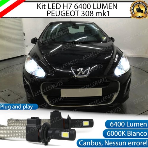Kit Full LED H7 6400 LUMEN Anabbaglianti PEUGEOT 308