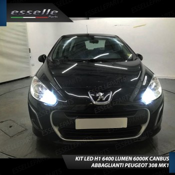 Conversione Fari Full LED per Peugeot 308 308 CC 6000K Bianco Ghiaccio Canbus Conversione Fari Full LED per Peugeot 308 308 CC 6000K Bianco Ghiaccio Canbus