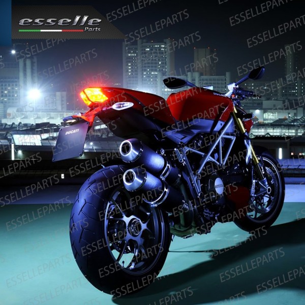 Coppia Lampade LED BAY15D Stop / Posizione Posteriori per KAWASAKI Ninja 600 ZX-6R 1995-1997