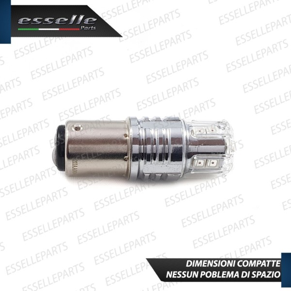 Lampada Singola LED BAY15D Stop / Posizione Posteriore per KAWASAKI KLR 600 1984-1985