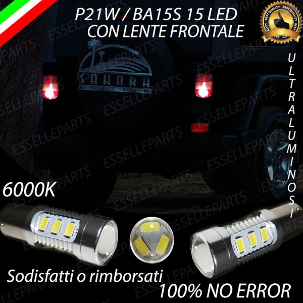 Luci Retromarcia 15 LED Jeep Wrangler II TJ CON LENTE FRONTALE