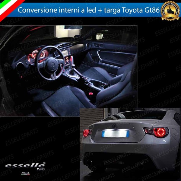 Led interni Completo + targa TOYOTA GT86 canbus 6000k