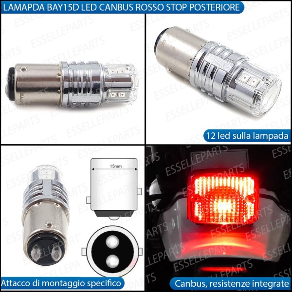 Luci posizione T10 5 LED Canbus Honda SH 125 (2009-2012) i