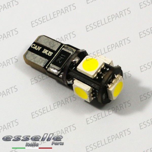 Luci Targa 5 LED Per Renault Koleos MK2 Canbus 6000K Bianco