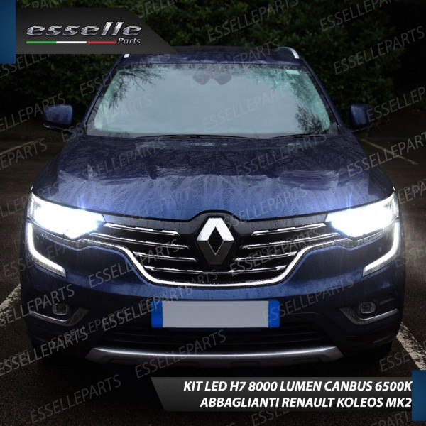 Kit Full LED H7 8000 LUMEN Abbaglianti RENAULT KOLEOS II