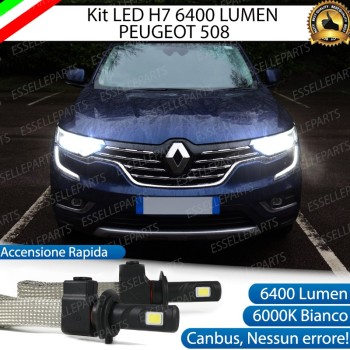 Kit Full LED H7 6400 LUMEN Abbaglianti RENAULT KOLEOS II