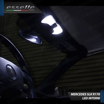 Kit LED Interni Completo 6000K Bianco Canbus per Mercedes SLK R170 Dal 2001