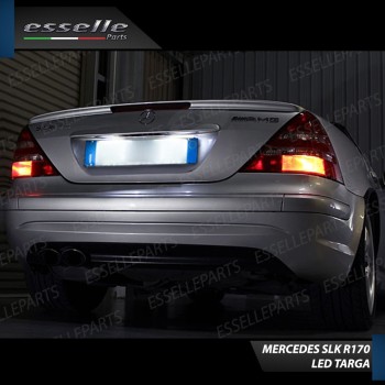 Kit LED Interni + Targa 6000K Bianco Canbus per Mercedes SLK R170 Dal 2001