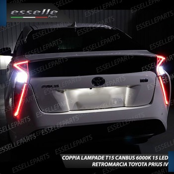 Luci Retromarcia Led Canbus TOYOTA PRIUS IV 6000K Luce Bianca No Error