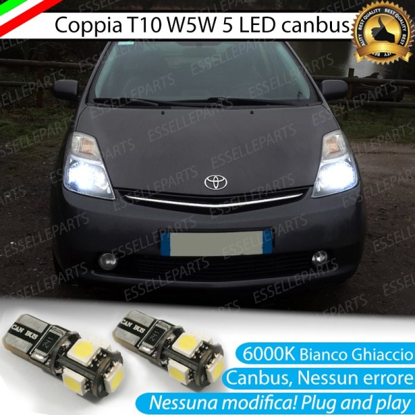 Luci posizione 5 LED Canbus TOYOTA PRIUS II