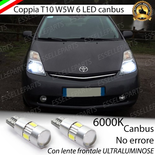 Luci Di Posizione 6 LED Per Toyota Prius MK2 Luce Bianca