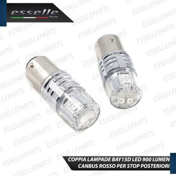 Coppia Lampade LED BAY15D Stop / Posizione Posteriori per DERBI Rambla 125 2008-2014