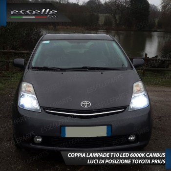 Lampade a LED H4 + T10 per TOYOTA PRIUS II Luce Bianca