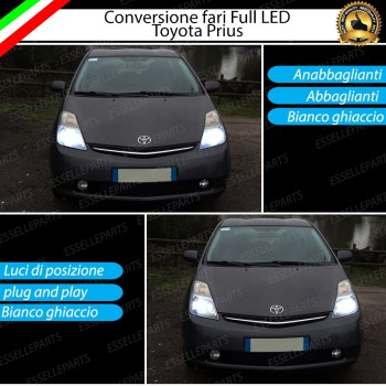 Lampade a LED H4 + T10 per TOYOTA PRIUS II Luce Bianca